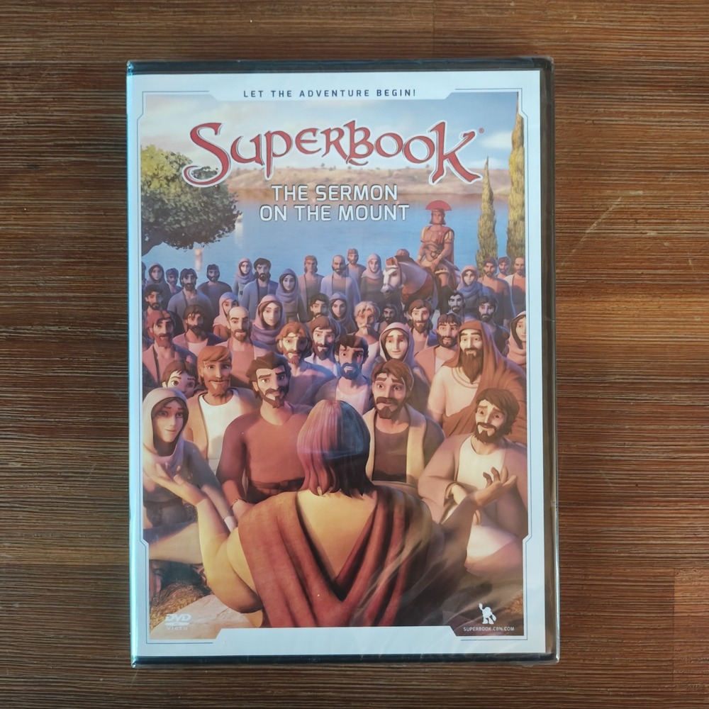 Superbook: The Sermon on the Mount DVD CBN Christian Animated Series New